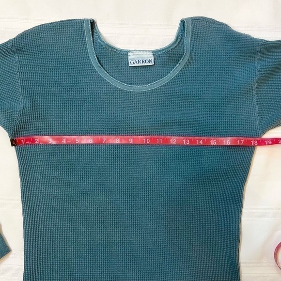 💥SALE💥‎ VTG ‘90’s Garron 3 pc Casual Wear Cotton Size L Teal EUC Made in USA - Picture 8 of 12